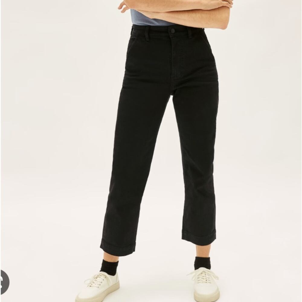 Everlane Cropped Straight Short Jeans